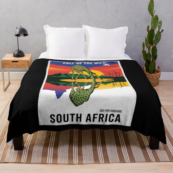 Item preview, South Africa Safari & Sunset Reflection Travel Poster designed and sold by ArtworkNorth.