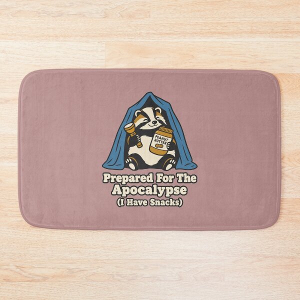 Item preview, Prepared For The Apocalypse I Have Snacks Badger designed and sold by KungPowUnicorn.