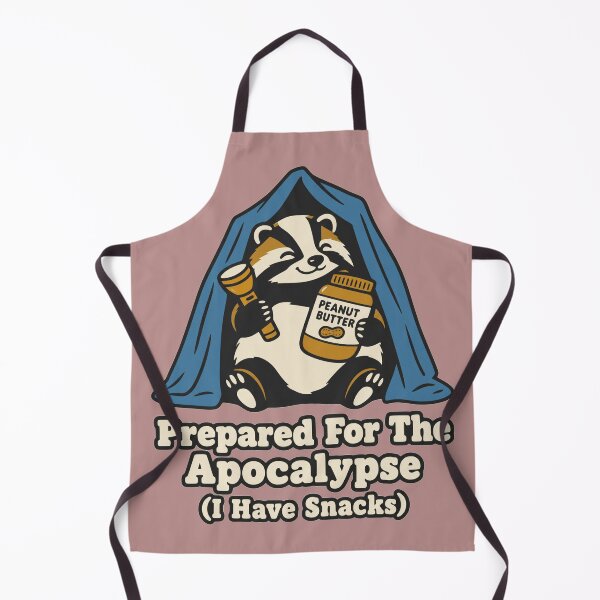 Item preview, Prepared For The Apocalypse I Have Snacks Badger designed and sold by KungPowUnicorn.