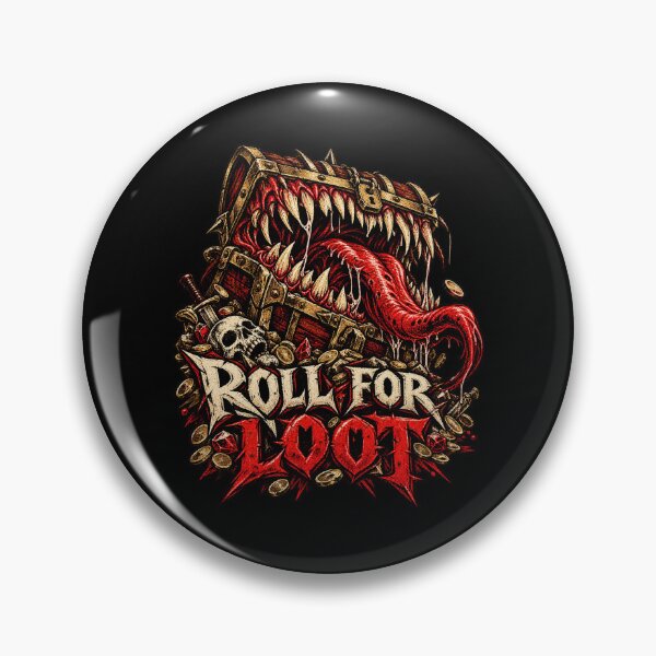 Item preview, Roll for Loot Mimic Chest designed and sold by Pandaburba.