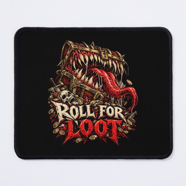 Item preview, Roll for Loot Mimic Chest designed and sold by Pandaburba.
