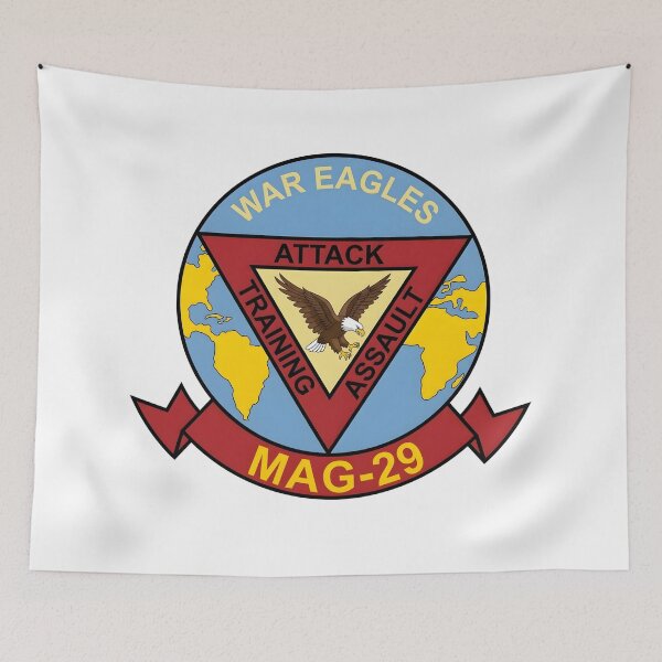 Item preview, Marine Aircraft Group 29 Emblem designed and sold by CharlieDesings.