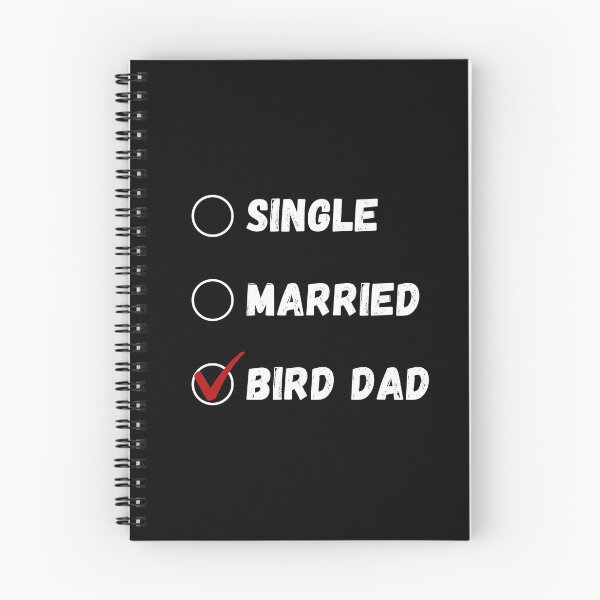 Item preview, Single Married Bird Dad, Bird Lover Shirt designed and sold by Sleepy Cat Design.