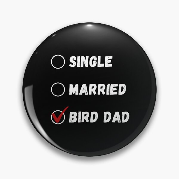 Item preview, Single Married Bird Dad, Bird Lover Shirt designed and sold by Sleepy Cat Design.