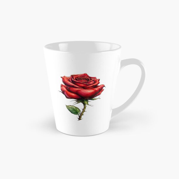 Item preview, Red Rose Botanical Romantic Floral Art Illustration designed and sold by Wilcox PhotoArt.