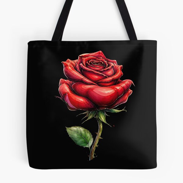 Item preview, Red Rose Botanical Romantic Floral Art Illustration designed and sold by Wilcox PhotoArt.