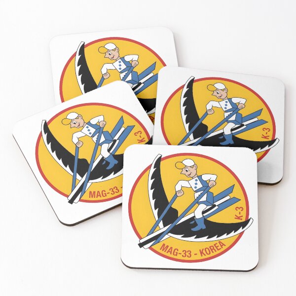 Item preview, Marine Aircraft Group 33 Korea K-3 Emblem    designed and sold by CharlieDesings.