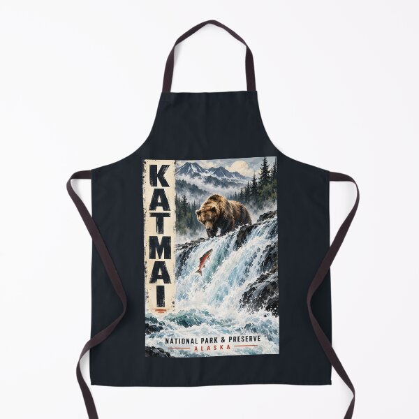 Item preview, Katmai National Park & Preserve - Alaska designed and sold by GoodOldVintage.