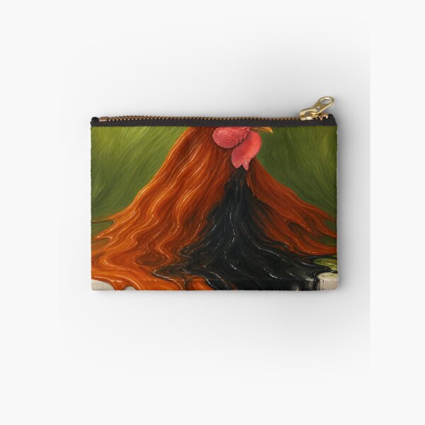 Item preview, Melting Rooster Abstract Impasto Paint Drip Artwork designed and sold by An Old Mans Art.