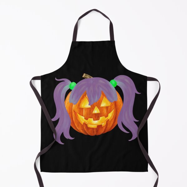 Item preview, Funny Halloween Pumpkin with a Purple Wig designed and sold by Chameleon by Ewa .
