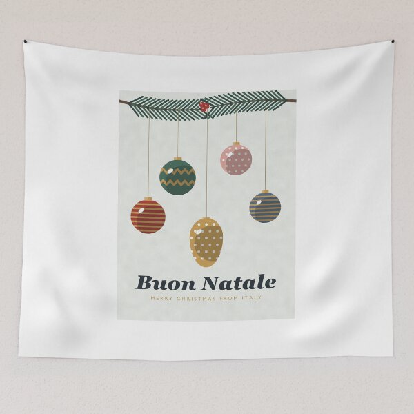 Item preview, Buon Natale Retro Christmas Ornaments designed and sold by ChromaLens.