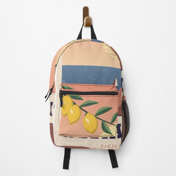 Item preview, Cartel de viaje vintage de Siracusa, Sicilia, con limones. designed and sold by ChromaLens.