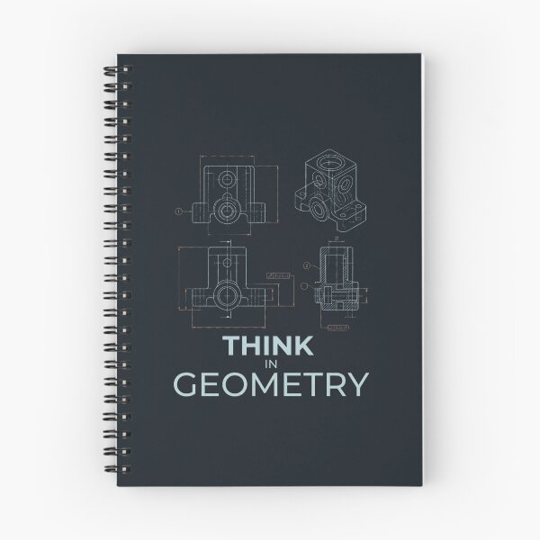 Item preview, Think In Geometry Technical Engineering Drawing designed and sold by Amr Darwish Graphic designer.