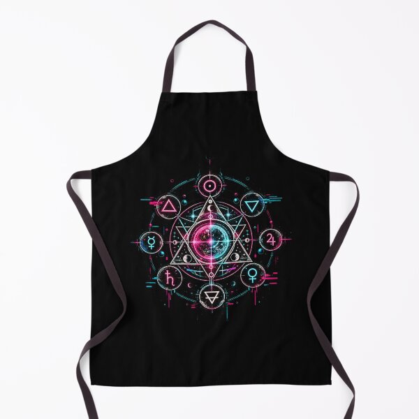 Item preview, Alchemical Symbols – Cyber Occult Transmutation Sigil designed and sold by JupiterGlitchEmpire.