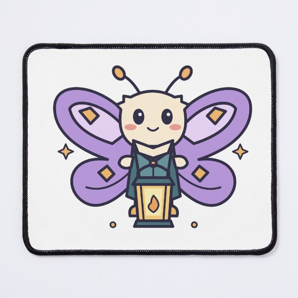 Item preview, Emberwing Lantern Keeper – Cute Fantasy Moth designed and sold by AnimeOrbit.