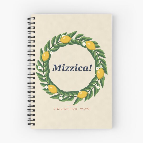 Item preview, Mizzica Sicilian Saying Lemon Wreath designed and sold by ChromaLens.