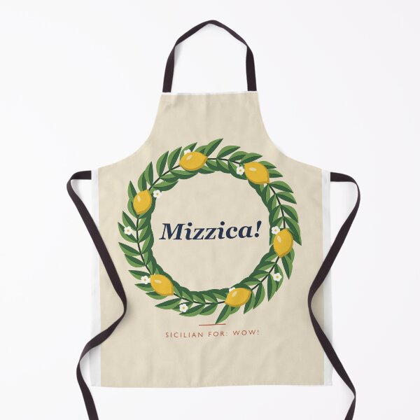 Item preview, Mizzica Sicilian Saying Lemon Wreath designed and sold by ChromaLens.