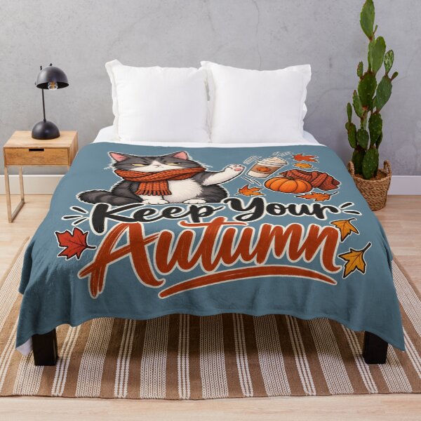 Item preview, Keep Your Autumn Grumpy Cat – Funny Fall Pumpkin Spice Design designed and sold by blankTeeShirt.