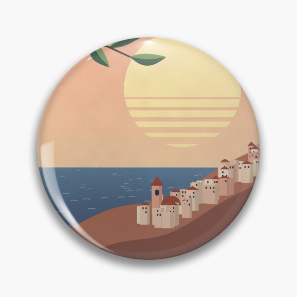 Item preview, San Vito Lo Capo Sicily Vintage Travel Poster designed and sold by ChromaLens.