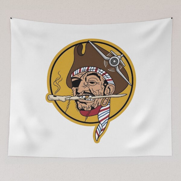 Item preview, VMF-122 Corsairs Pirate Emblem designed and sold by CharlieDesings.