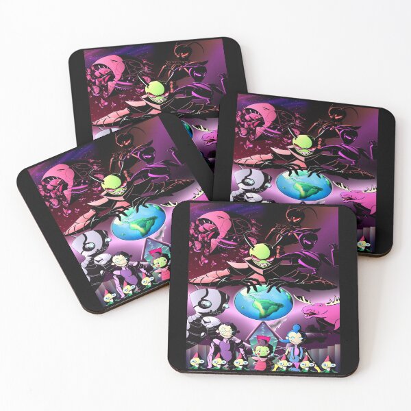 Aperçu de l'œuvre Invader Zim surdimensionné créée et vendue par AmandaHuenfeld.