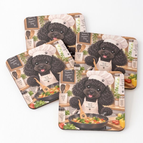 Item preview, Cachorros y cocina designed and sold by BlackDotBunny.