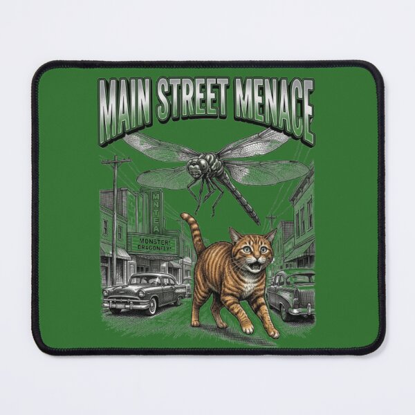Item preview, Main Street Menace Funny Giant Bug Movie Cat Atomic Age B-Movie Lover Gift designed and sold by FurRealStudioCo.