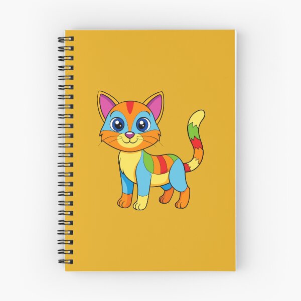 Item preview, Cute Vibrant Multicolored Patchwork Kitten Art designed and sold by designdukan.