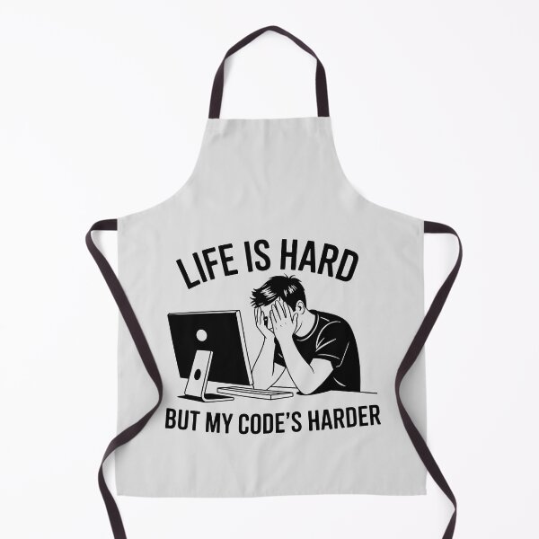 Item preview, La vida es dura, pero mi código es aún más duro: humor de programadores. designed and sold by Jollys-ArtShop.