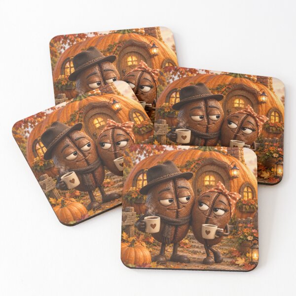 Item preview, An autumn coffee date. designed and sold by Elektra9.