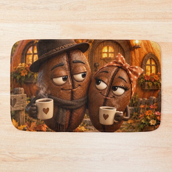 Item preview, An autumn coffee date. designed and sold by Elektra9.