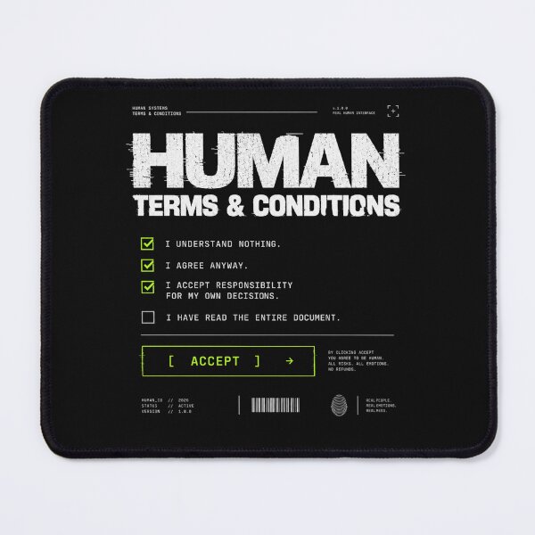 Item preview, Human Terms and Conditions Gifts designed and sold by BernsteinDGT.