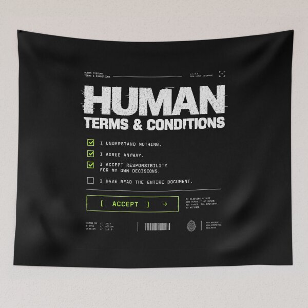 Item preview, Human Terms and Conditions Gifts designed and sold by BernsteinDGT.