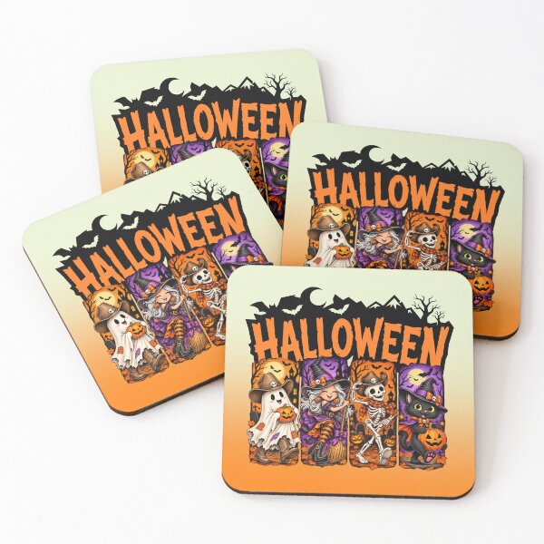 Item preview, Funny Halloween Character Squad  designed and sold by skkyfaithArtz.