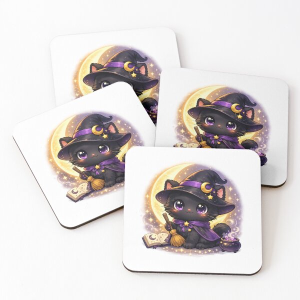 Item preview, Pastel Moon Witch Cat designed and sold by Sommium .