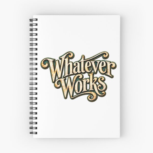 Item preview, Whatever Works | Vintage Retro Typography Quote designed and sold by Whatever Works.