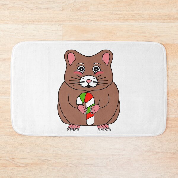 Item preview, Candy Cane Hamster designed and sold by Sartoris Art.