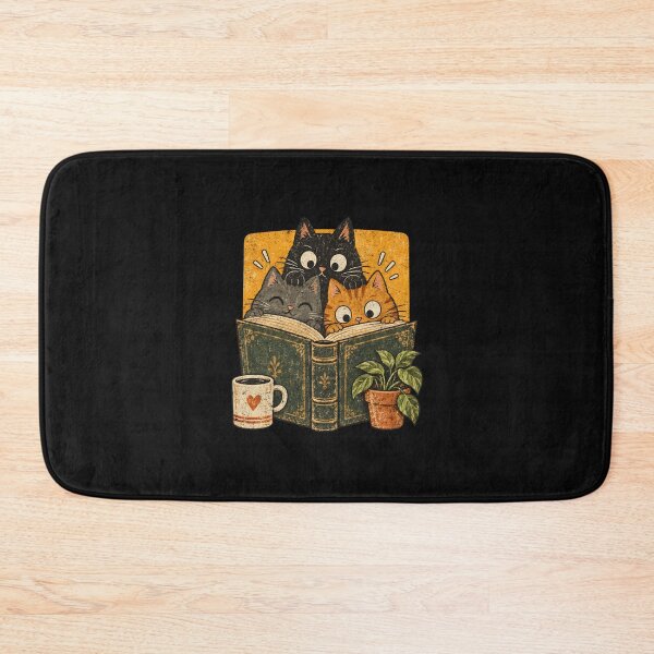Item preview, Book Club Cats – Cozy Reading Companions designed and sold by AwesomeBeyondLimits.