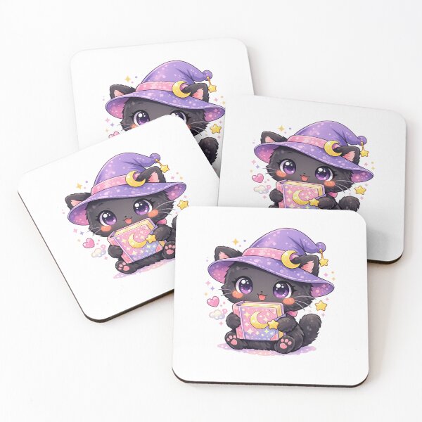 Item preview, Pastel Spellbook Witch Cat designed and sold by Sommium .