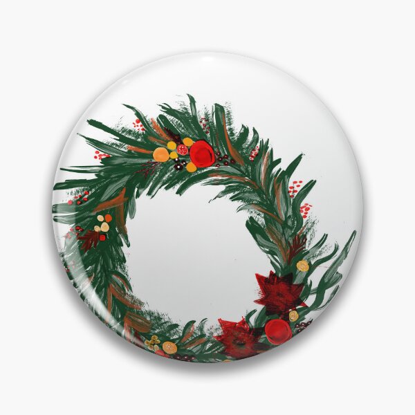 Item preview, Christmas Wreath with Red Berries designed and sold by CodeOfLines.