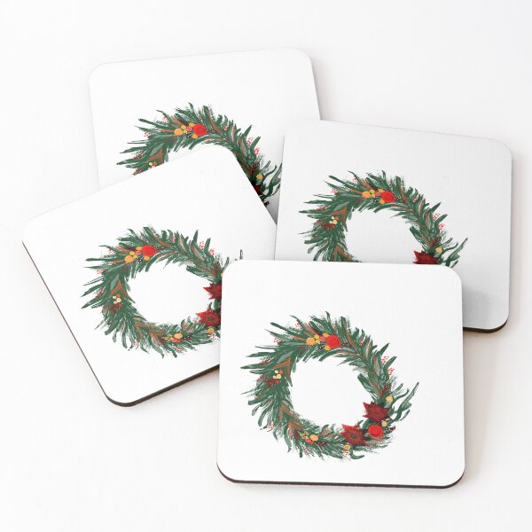 Item preview, Christmas Wreath with Red Berries designed and sold by CodeOfLines.