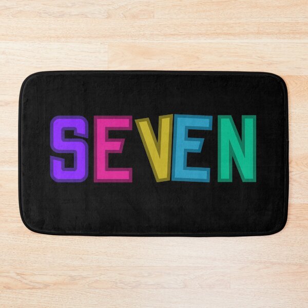Item preview, Seven Colorful Bold Typography | Colorful Number 7 Style designed and sold by Detroja Typography.