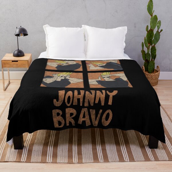Artikelvorschau, Johnny Bravo Retro-Posen-Gitter Vintage-Cartoon entworfen und verkauft von collin-certly.