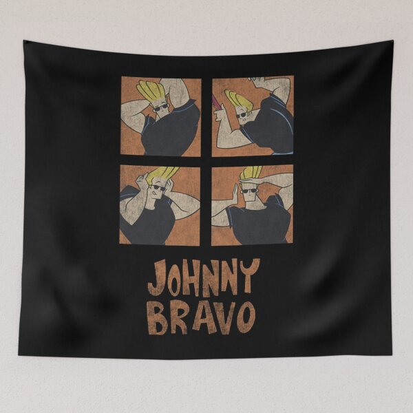 Artikelvorschau, Johnny Bravo Retro-Posen-Gitter Vintage-Cartoon entworfen und verkauft von collin-certly.