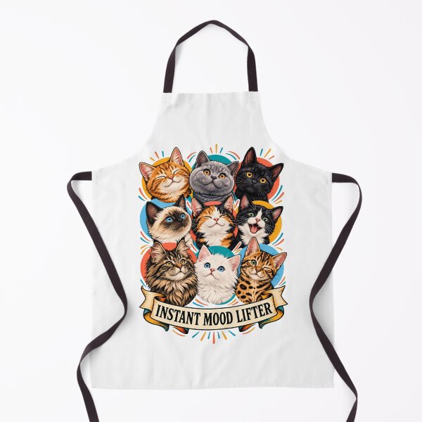 Aperçu de l'œuvre Instant Mood Lifter Cute Cat Breeds créée et vendue par Old's Cool Cat Studio.
