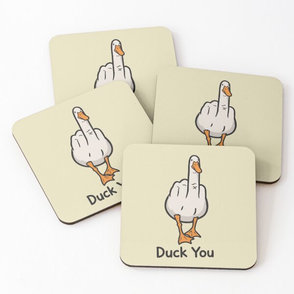 Item preview, duck you! designed and sold by CanvasRebel.