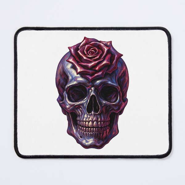 Item preview, Purple Rose Skull | Dark Gothic Clip Art designed and sold by Whatever Works.