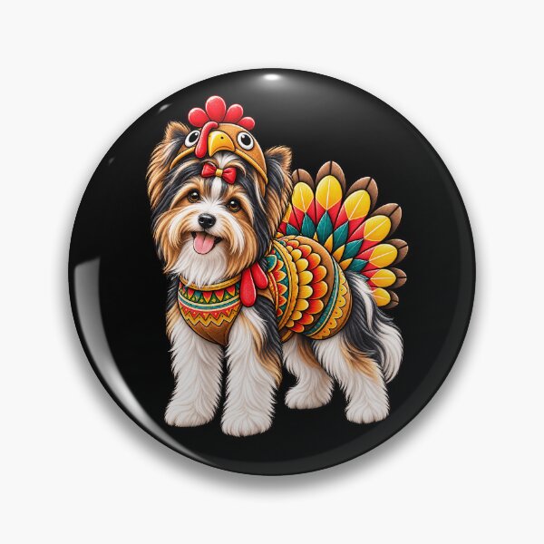 Item preview, Funny Biewer Terrier Turkey Costume Thanksgiving Dog Lover designed and sold by rafaeltto.