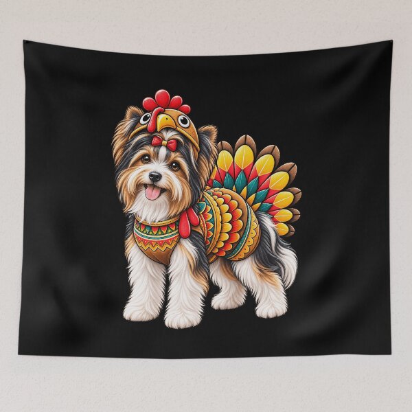 Item preview, Funny Biewer Terrier Turkey Costume Thanksgiving Dog Lover designed and sold by rafaeltto.