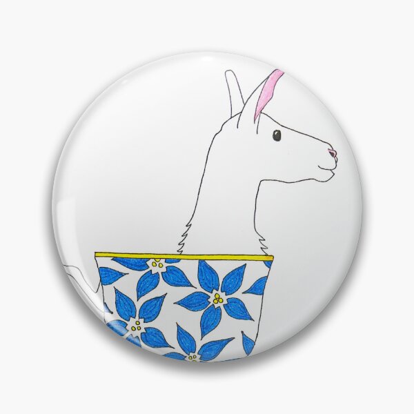 Item preview, Llama in a Teacup designed and sold by Bountiful Creatures.